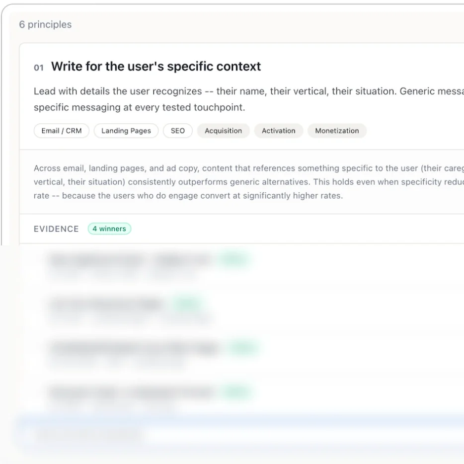 Content Playbook Engine — browse by principle